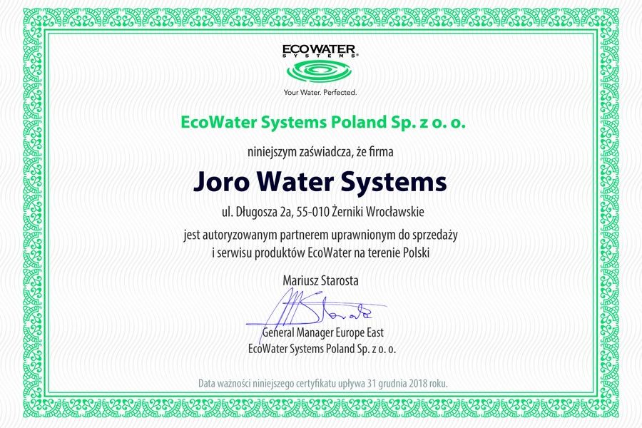 Autoryzowany partner Ecowater